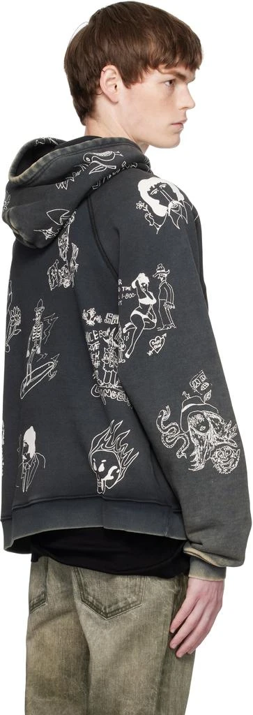 COÛT DE LA LIBERTÉ Black Thompson 'Smoking in the Boys Room' Hoodie 3