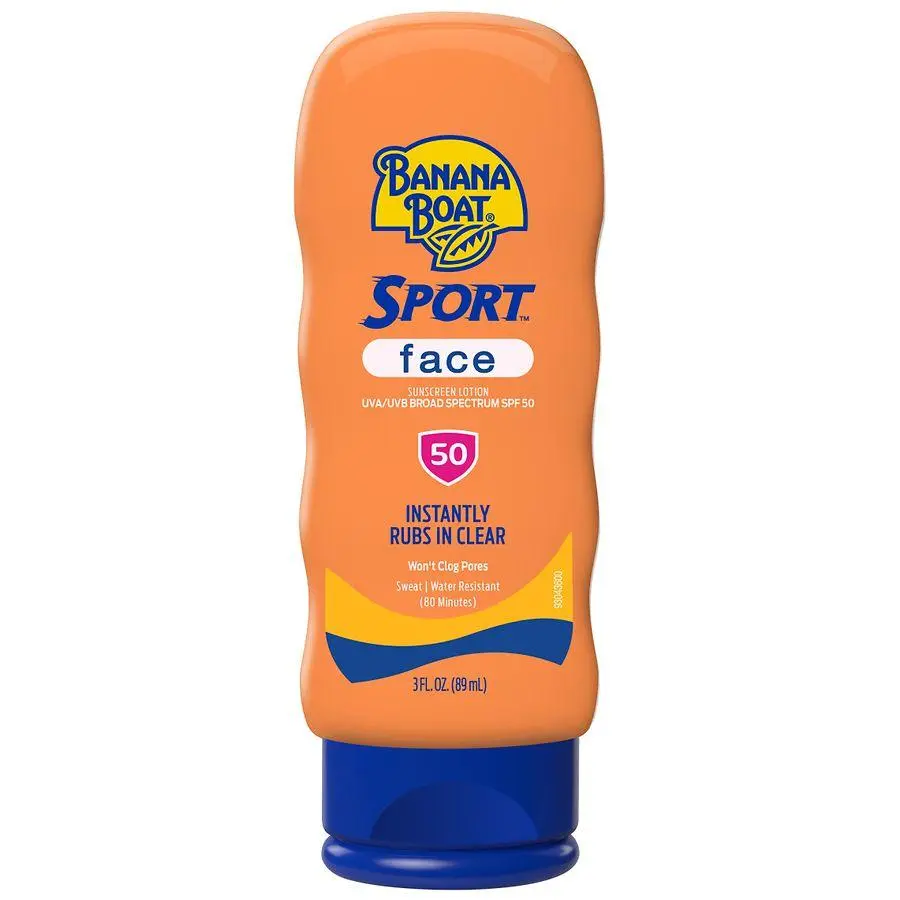 Banana Boat Face Sunscreen Lotion, SPF 50