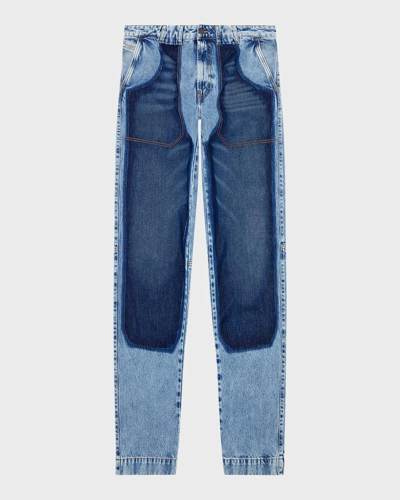 Diesel Men's D-P-5-D 0ghaw Tapered Jeans 1