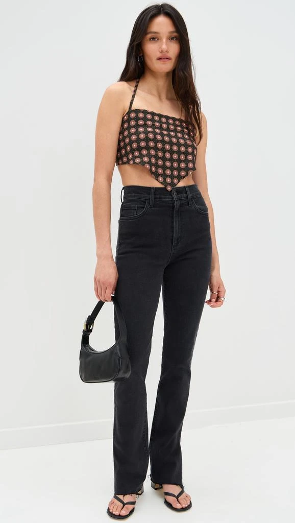 Favorite Daughter Valentina Super High Rise Tower Jeans with Slit Hem 4