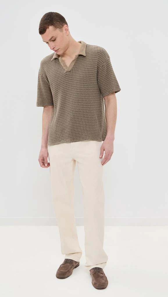 Officine Générale Pele Textured Polo 4