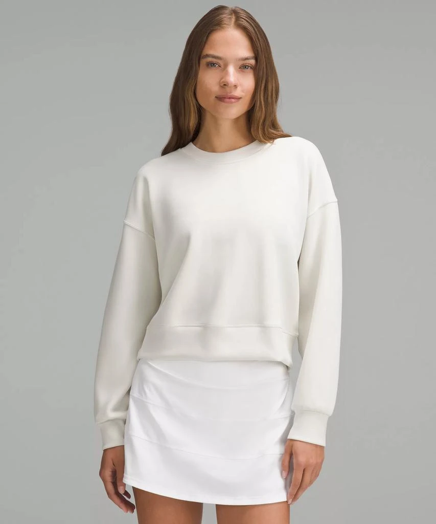 Lululemon Softstreme Perfectly Oversized Cropped Crew 36