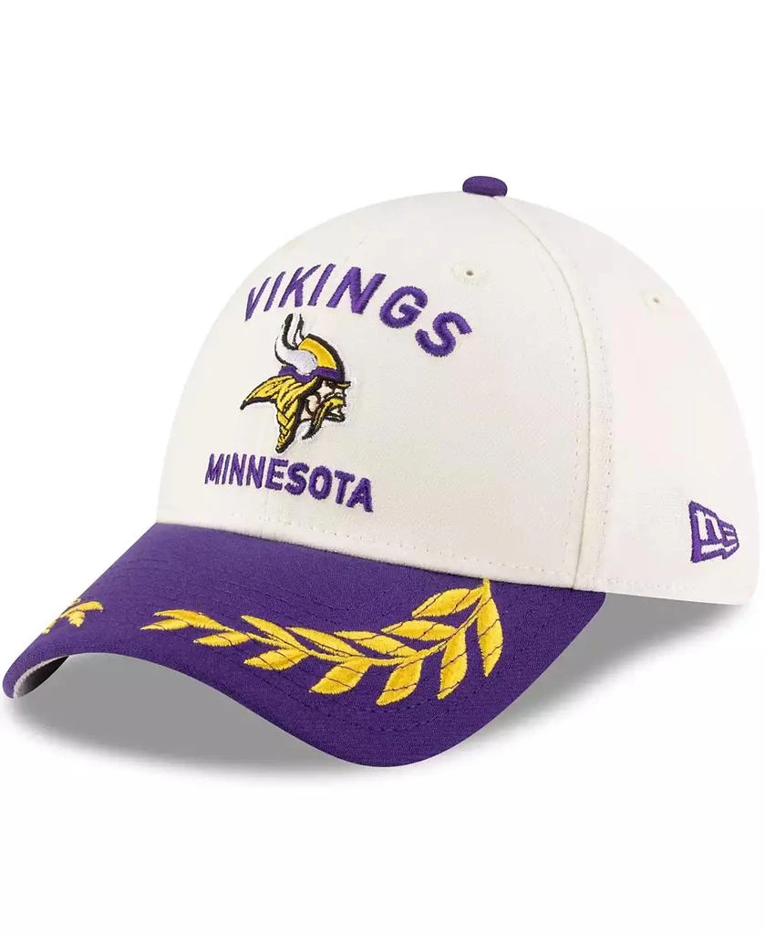 New Era Men
s Cream/Purple Minnesota Vikings 2025 NFL Draft 39THIRTY Flex Hat