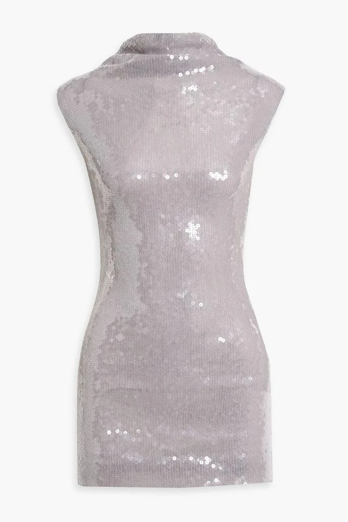 16ARLINGTON Luna sequined stretch-tulle mini dress 1