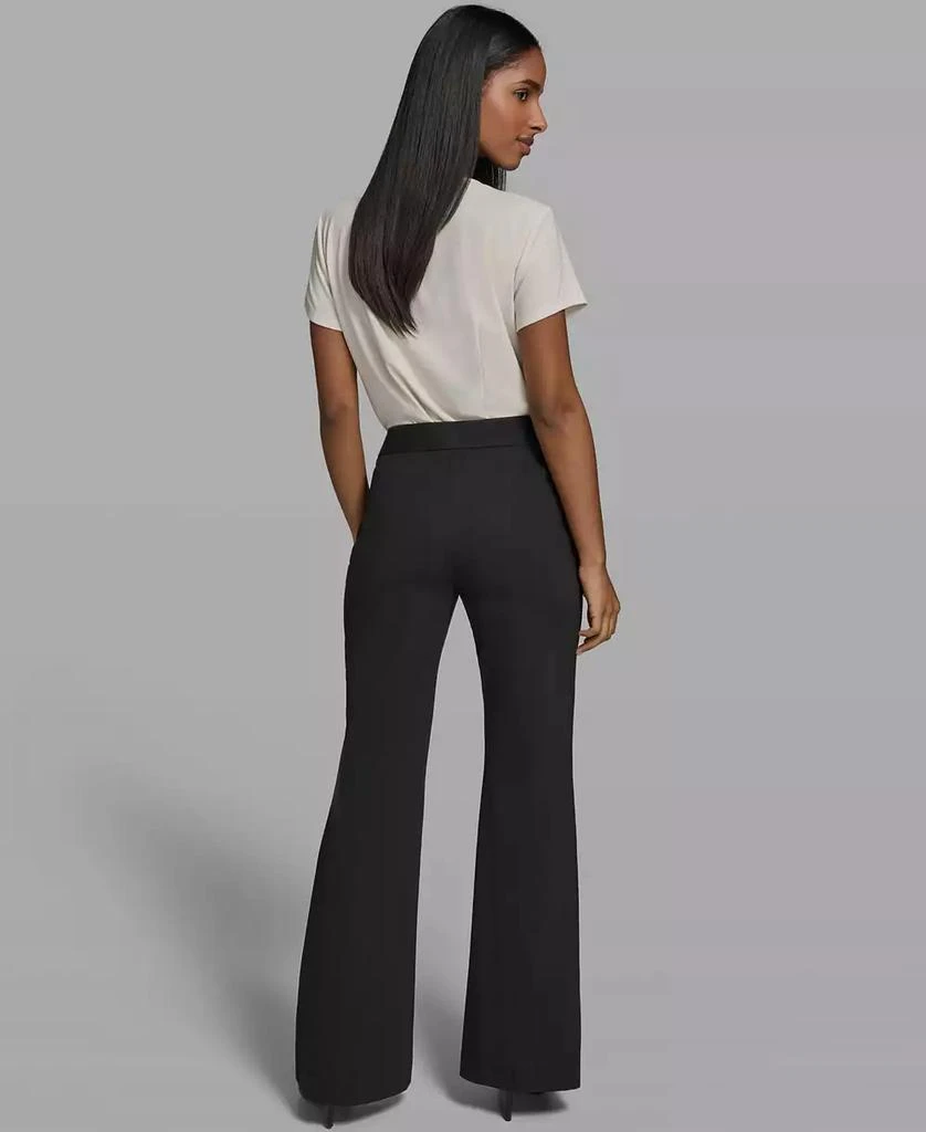 Karl Lagerfeld Paris Women
s Mid-Rise Wide Leg Pants 5