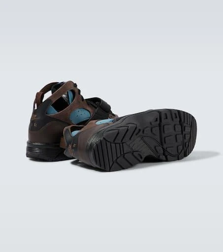 NIKE Air Trainer Huarache suede-trimmed sneakers 7