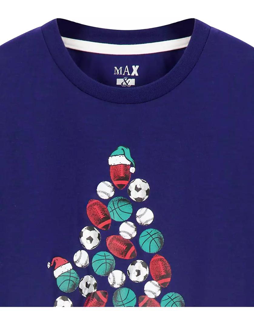 Sleep On It Boys Holiday Flannel Plaid Jogger Pant 2 pc Pajama Set