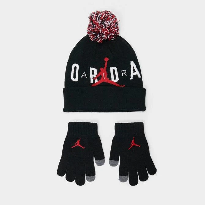 Jordan Little Kids' Jordan Beanie and Gloves Set 4