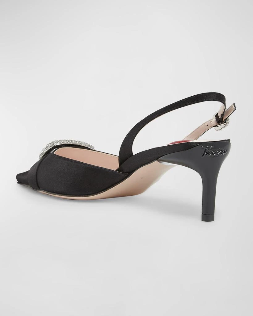 Roger Vivier Strass Slingback d'Orsay Pumps 3