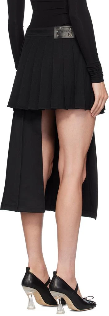 ANDERSSON BELL Black Double Pleated Midi Skirt 3