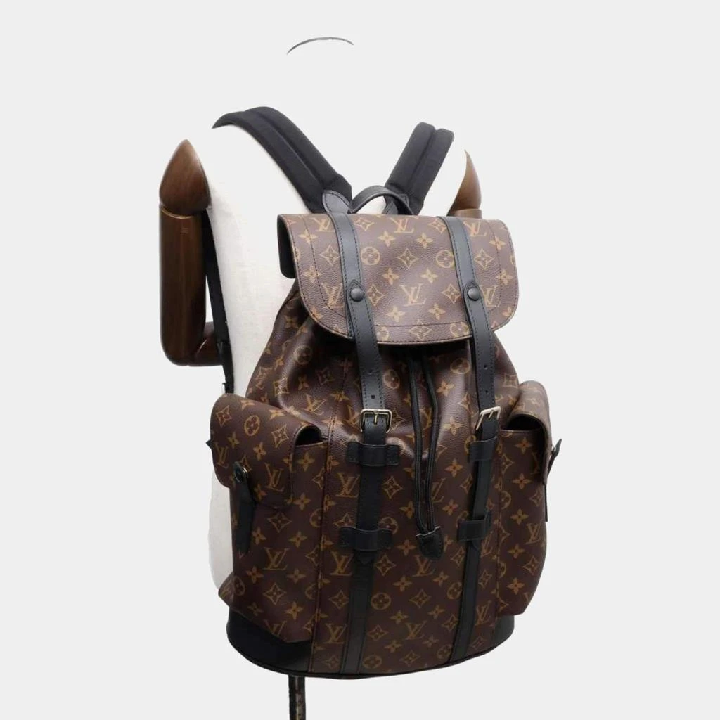 Louis Vuitton Louis Vuitton Black Monogram Macassar Christopher Mm Backpack 12