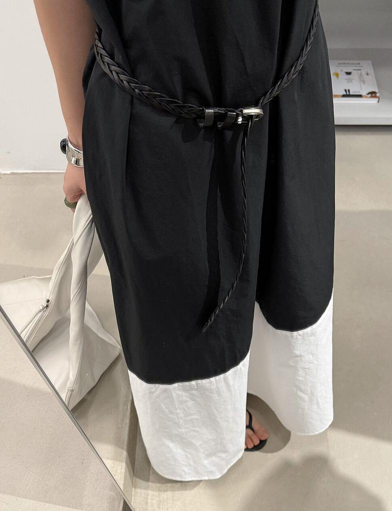 Pixie Market Black and White Collar Shirt Dress