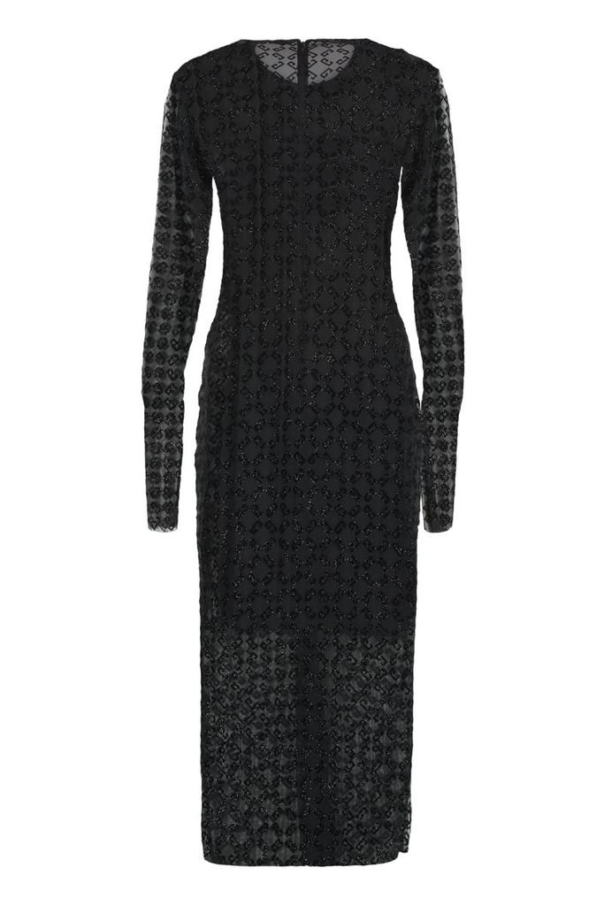 ワンピース GIVENCHY TULLE MONOGRAM DRESS Givenchy DRESS IN JERSEY AND MONOGRAM 72 TULLE | REVERSIBLE