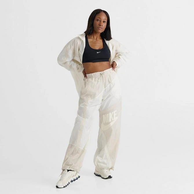 NIKE Women's Nike Sportswear Street Mid-Rise Loose Woven Open-Hem Pants 3