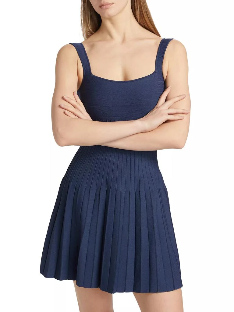 Staud Ellison Rib-Knit Minidress 3