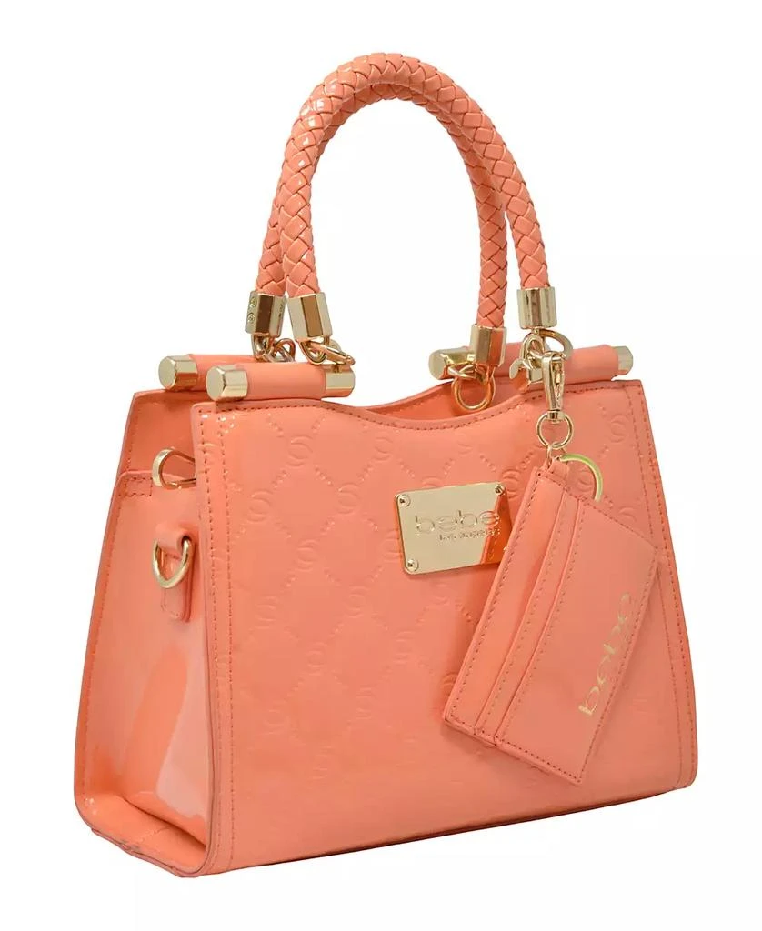 Bebe Dana Monogram Top Handle Crossbody 6