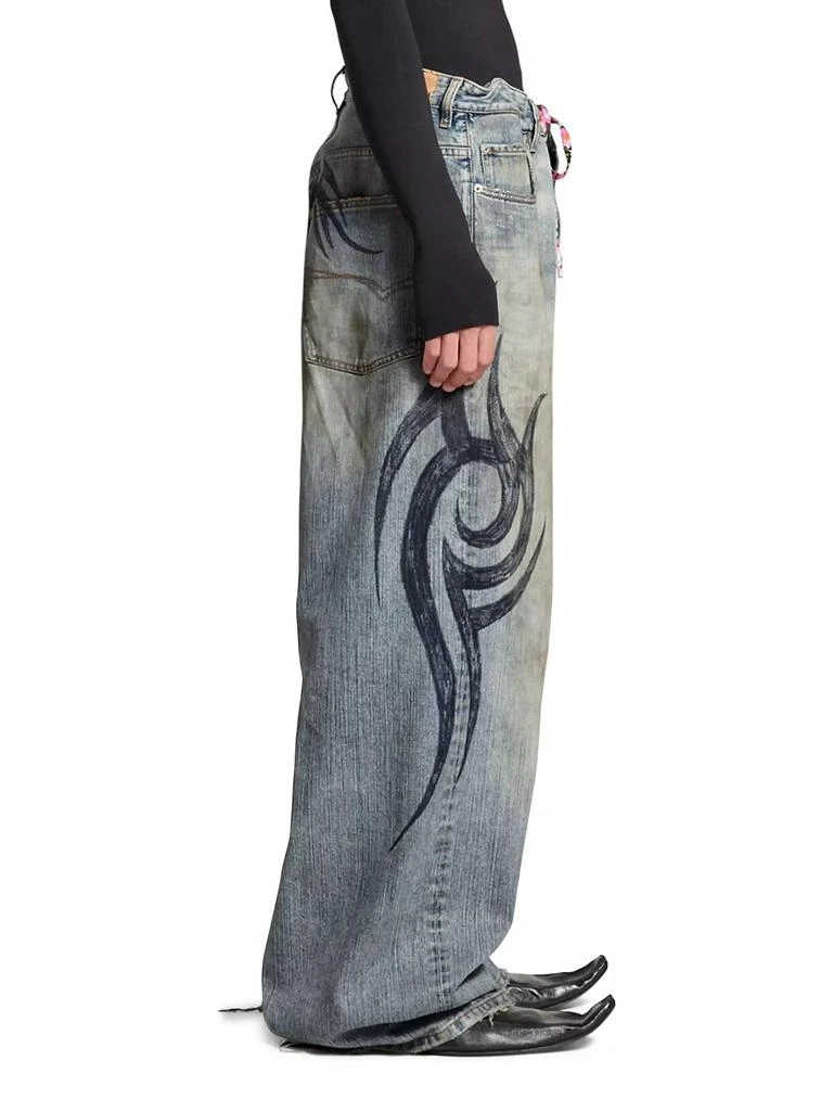 Balenciaga Y2k Stretched Knee Baggy Pants 5
