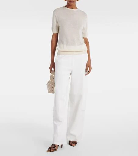 Khaite Pierre cashmere-blend top 2