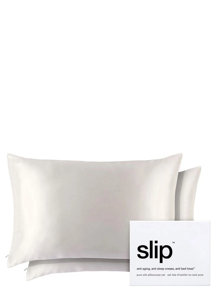 Slip Pure Silk Queen Pillowcase Duo - White 1