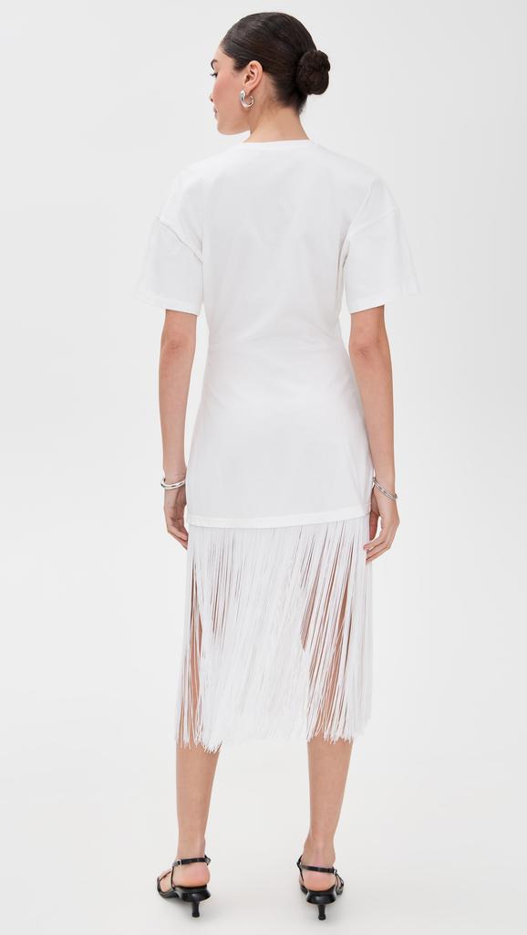 Pixie Market Fringe Cotton Tee Dress