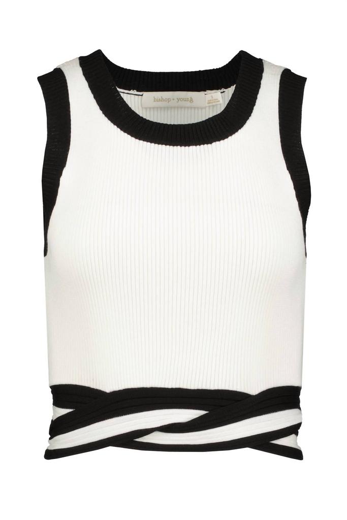Bishop + Young Bishop + Young - Color Block Twist Sweater Tank