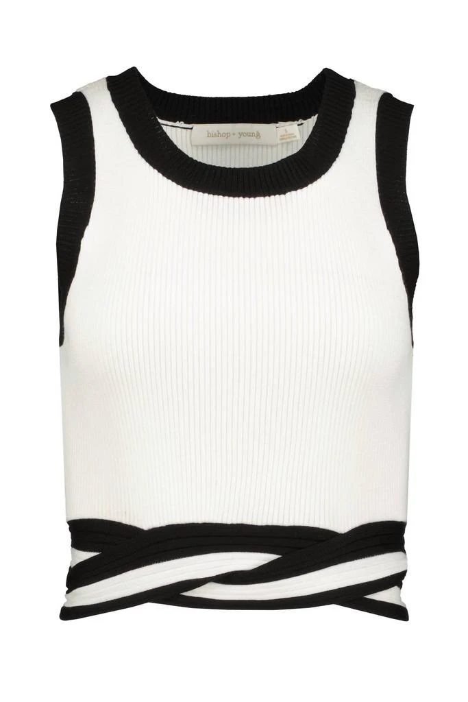 Bishop + Young Bishop + Young - Color Block Twist Sweater Tank 1