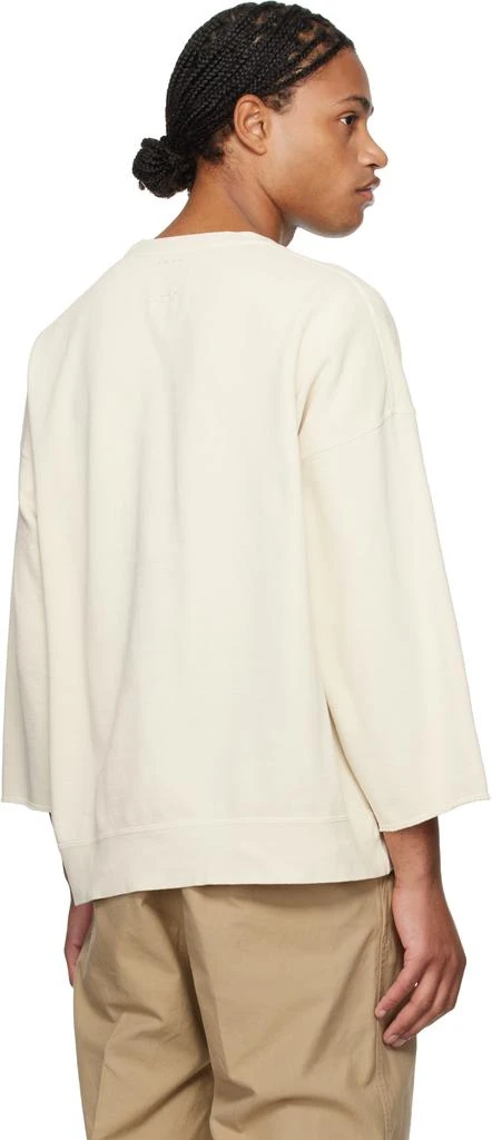 VisVim Off-White Jumbo Sweat 3/4 Sweatshirt 3