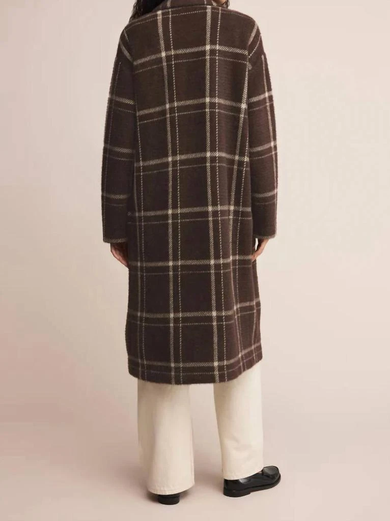 Z Supply Z Supply - Mason Sweater Plaid Coat 3