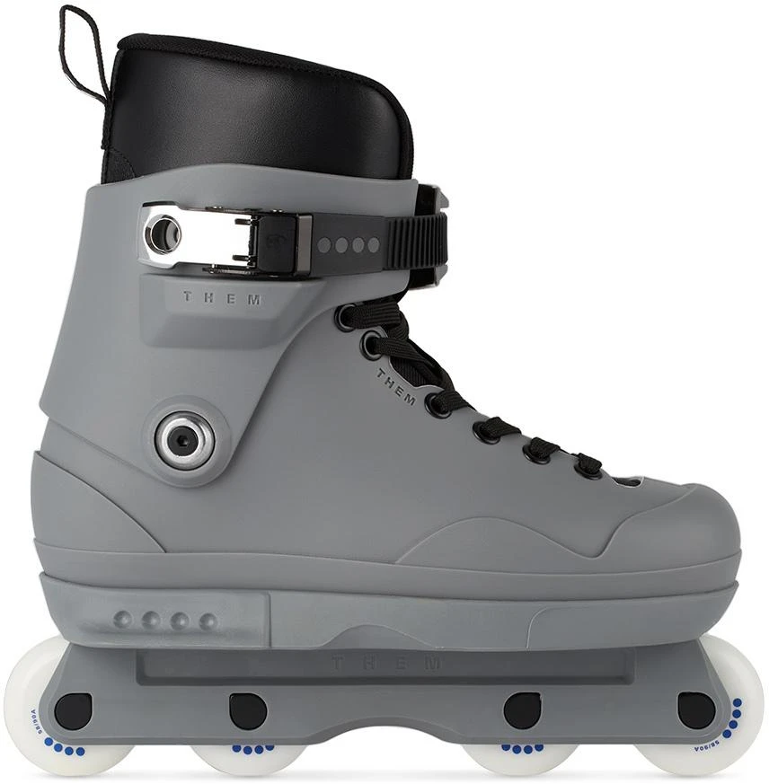 THEM SKATES Grey Them 909 Complete V4 Roller Blades 1