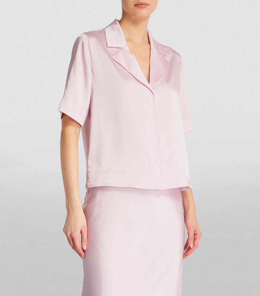 Claudie Pierlot Satin Bowling Shirt 3