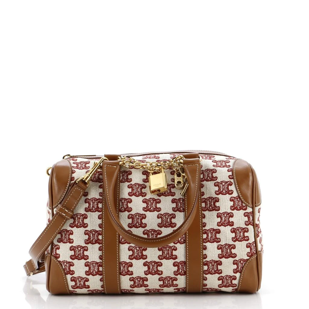 Celine Boston Bag	 Triomphe Canvas Small 1
