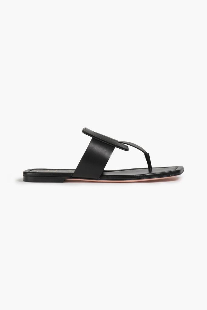 Roger Vivier Viv' Sellier leather sandals