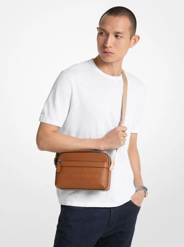 Michael Kors Hudson Pebbled Leather Utility Crossbody Bag 4