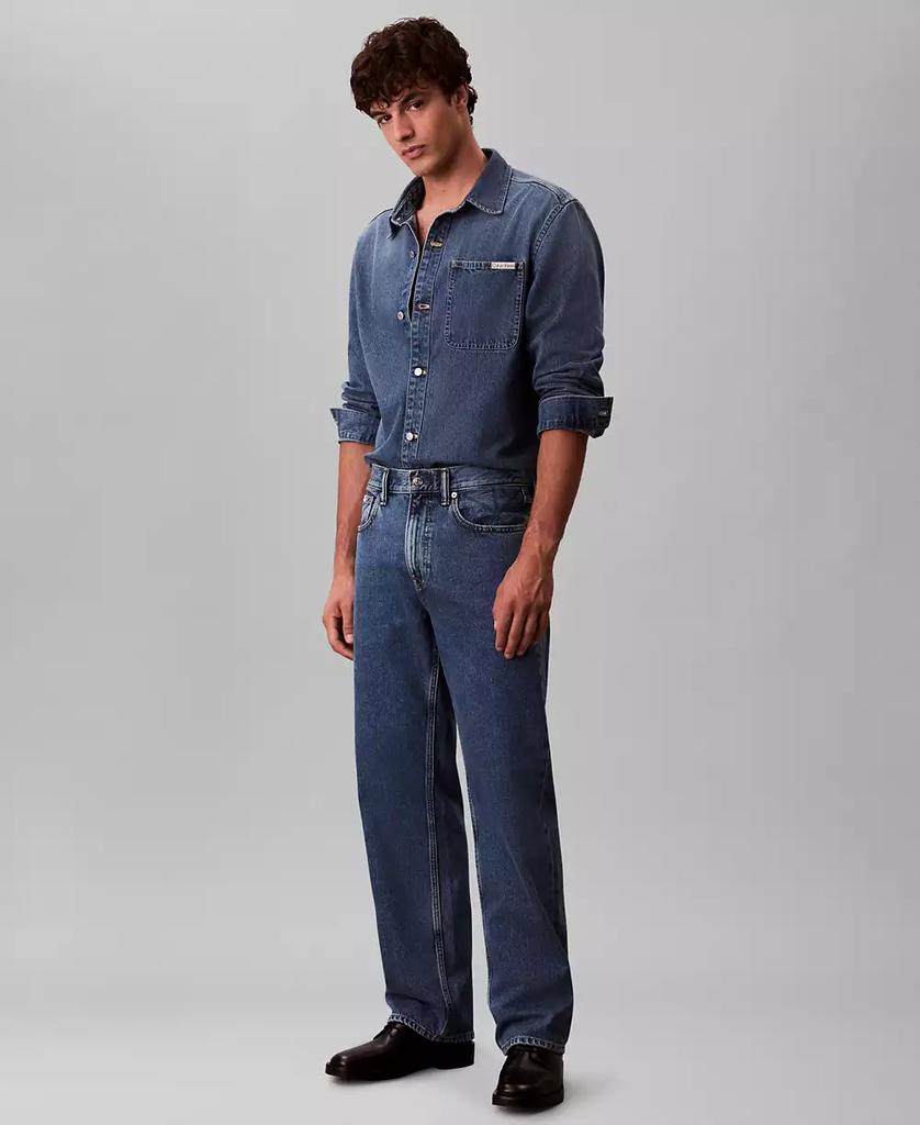 Calvin Klein Men's 90s Mid-Rise Straight Jeans