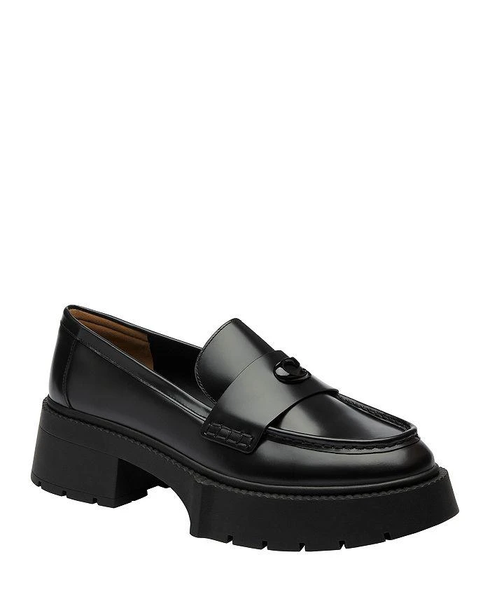 Coach Women's Leah Platform Loafer Flats 1