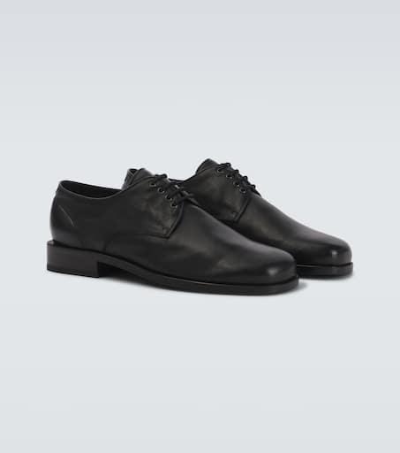 靴 LEMAIRE ANATOMIC DERBIES Lemaire Black Anatomic Derbies Curated at Jake and Jones