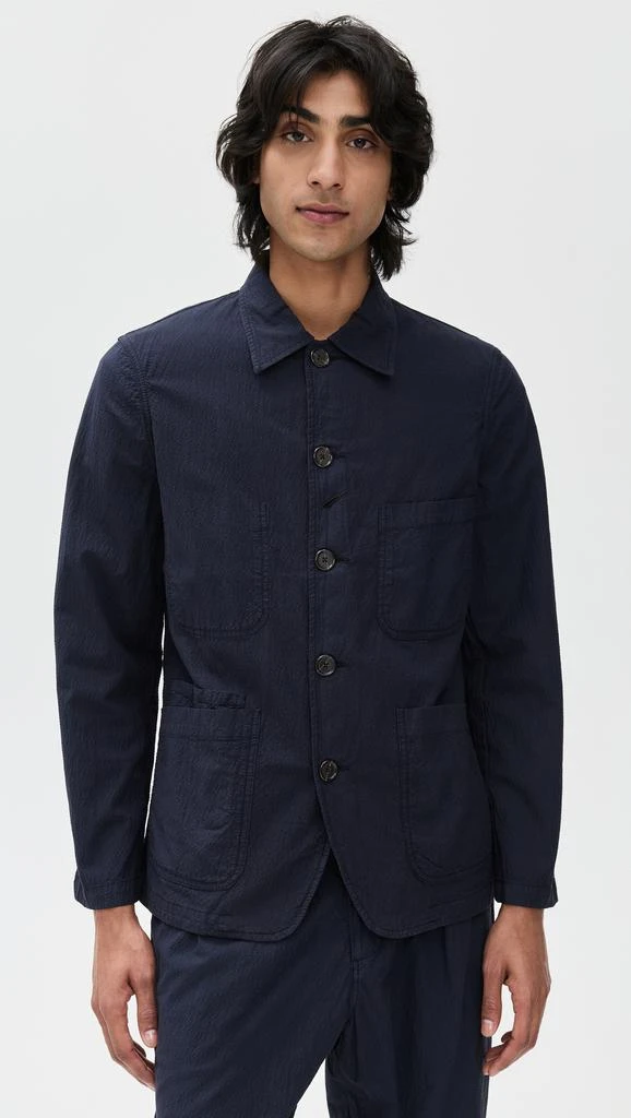 Universal Works Seersucker Bakers Jacket 6