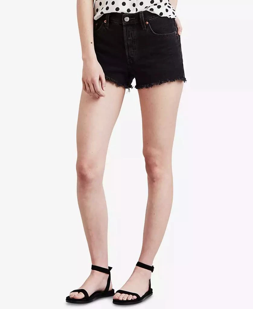 Levi's Women's 501 Button Fly Cotton High-Rise Denim Shorts 1