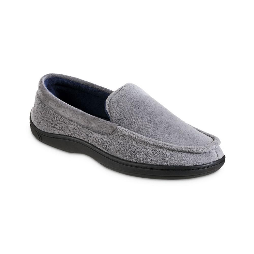 Isotoner Men's Microterry Jared Moccasin Slippers