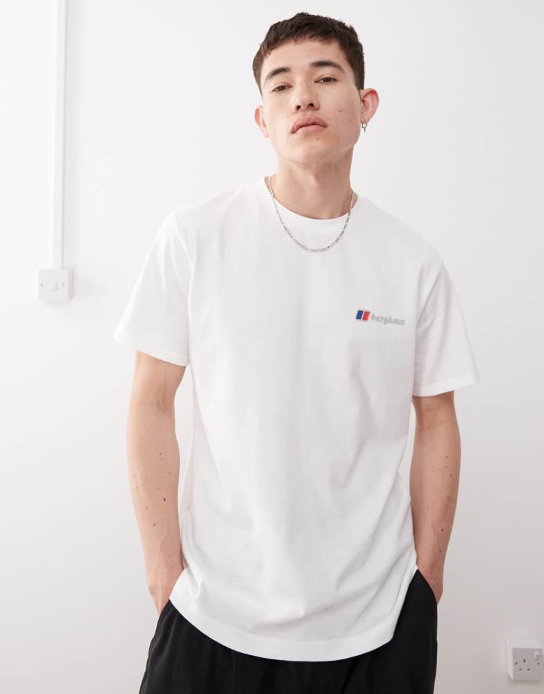Berghaus Berghaus T-shirt men's berghaus classic logo t-shirt in pure white