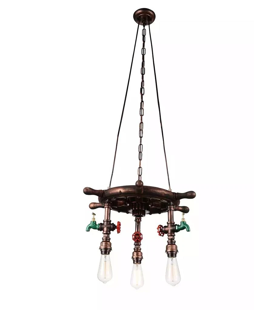 CWI Lighting Manor 3 Light Chandelier