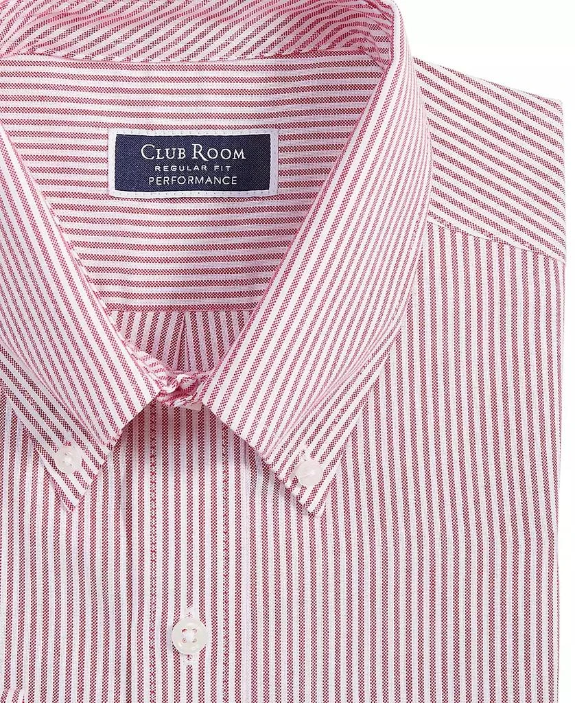 Club Room Men's Regular Fit University Stripe Dress Shirt, Created for Macy's 5