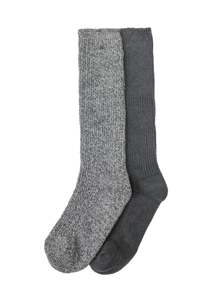 Sam Edelman Super Soft Textured Knit Slouchy Socks - 2 Pack