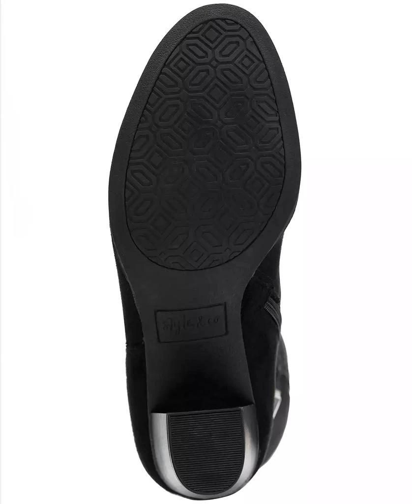 Style & Co Women's Addyy Knee High Extra Wide Calf Dress Boots, Created for Macy's 5