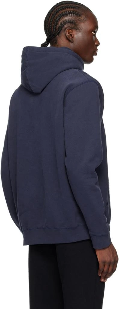 Sunspel Navy Loopback Hoodie 3