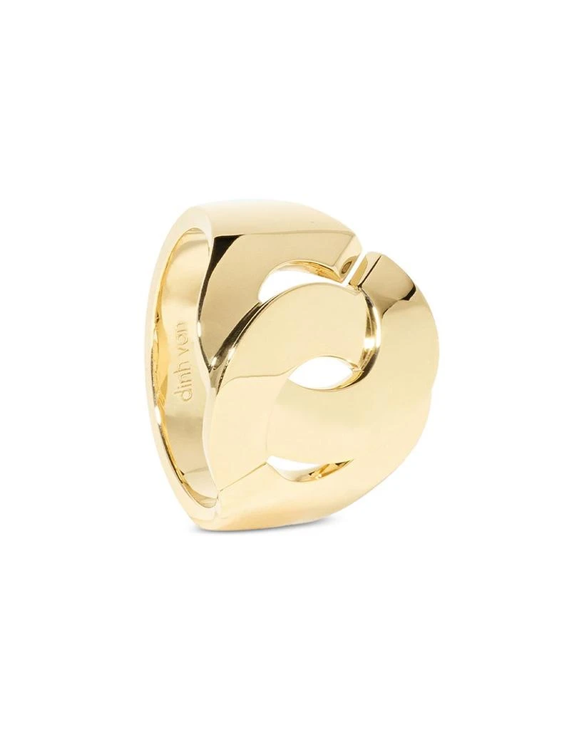 Dinh Van 18K Yellow Gold Menottes Dinh Van Polished Statement Ring 1