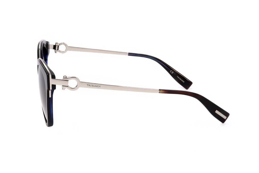 TRUSSARDI Trussardi Cat Eye Semi Rimless Sunglasses 3