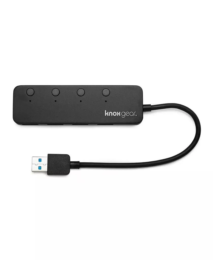 SONY WHULT900N/B ULT Noise Cancelling Headphones (Black) with Headphone Stand and 4-Port USB 3Hub bundle 2