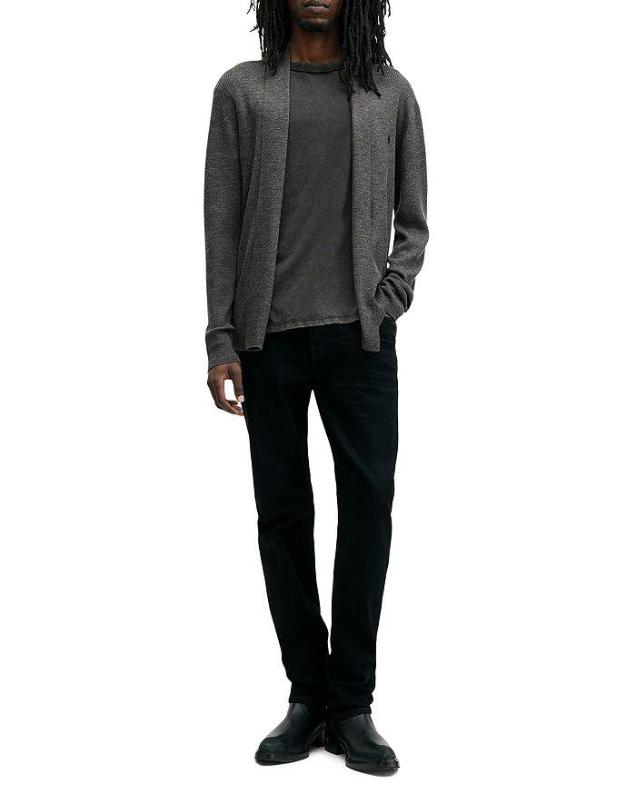 ALL SAINTS Mode Regular Fit Merino Wool Open Cardigan Sweater