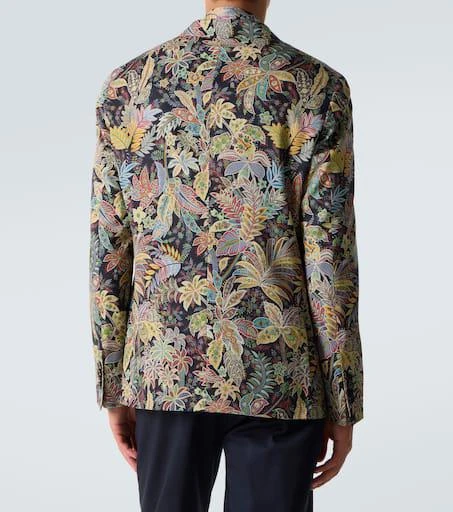 ETRO Roma printed wool-blend blazer 4